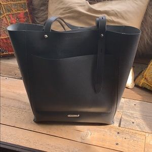 Rebecca Minkoff Stella Black Leather Tote